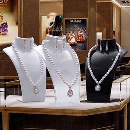 Jewellery Pouches Display Fashion Model Necklace Mannequin Pendant Earring Showing Stand