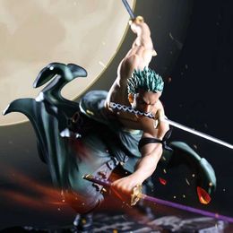 Action Toy Figures 10cm Anime One Piece Figure Roronoa Zoro Three-blade Sa-maximum Action Figure Statue PVC Collection Model Toys Doll Children Gif Y240514