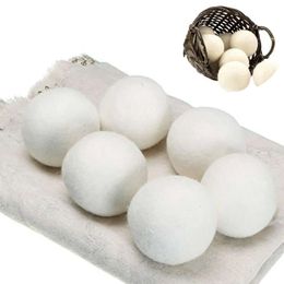 Laundry Dryer Balls Reusable Wool Premium Products Natural Fabric Softener Static Reduces Helps Dry Laundrys Quicker s