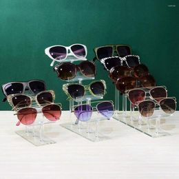 Storage Boxes Easy Installation Glasses Holder Acrylic Premium Multi-tier Display Stand Sturdy For Sunglasses