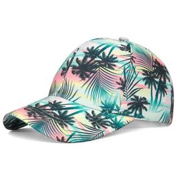 Ball Caps Fruit printed baseball cap summer outdoor sun hat mens travel beach sun proof snapshot womens fashionable leather hat