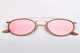 Fashion Designer sunglasses Classic Double Bridge mens sunglass pumk sun glasses uv protection lenses vintage eyeglasses with top 1093651