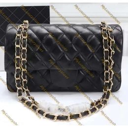CC Bag Designer Bags Fashion Women Chain Bag Plaid Flap Caviar Shouder Handbag Gold Silver Chain Double Letter Solid Colour Buckle Square Stripe Lady Messenger 192