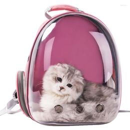 Cat Carriers Breathable Bag Pet Transport Backpack Durable Dog Carrier For Cats Go Out Travel Carrying Transparent Space Bags