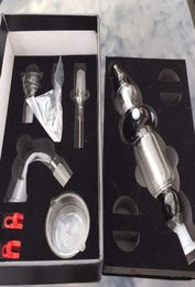 14mm Joint NC Kits 20 With Mouthpiece Stem Titanium Quartz Nail NC V2 Kit For Wax Dry Herb Dab Rigs Smoking4005475