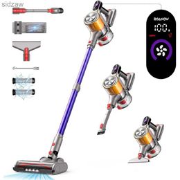 Robotic Vacuums Cordless vacuum cleaner with charging station running time of up to 55 minutes 1.5L dust removal cup with LED display screen WX