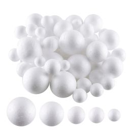 Home Decor 1CM-10CM White Modelling Polystyrene Styrofoam Foam Ball Decoration Supplies Decorative balls Filler Mini Beads LT976