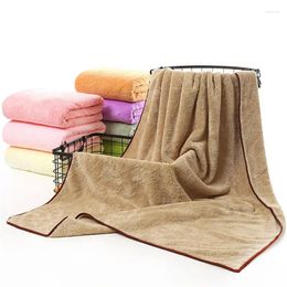 Towel Arrival Microfiber Fabric Solid Coral Cashmere Bath Beauty Salon Sauna Spa Bathrobes Absorbent Beach Towels For Adults