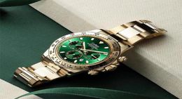 Wristwatches CADISEN Brand Design Multifunctional Mechanical Automatic Watches 100M Waterproof Full Steel Sapphire Clock Mans Spor9165492