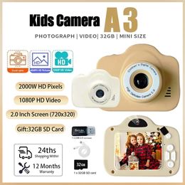 A3 Childrens Mini Camera Multifunction Color Display HD 1080p Portable Digital Toys Holiday Gifts 240509