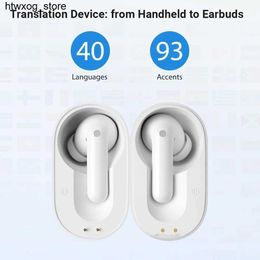 Headphones Earphones TimeKettle M3 Language Simultaneous Translator Headset Business Interpretation Earphone Travel Voice Translation Earbuds S24514 S24514