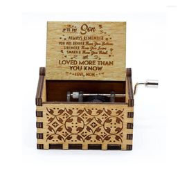 Decorative Figurines Lettering Wooden Music Box-You Are My Sunshine A Gift From Daughter To Mom-Mom I Love You