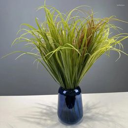 Decorative Flowers Study Simulation Plants Floral Plastic Onion Grasses Auditorium Decoration Artificial Green Plant Grass Leaves