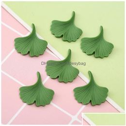 Other Other 30Pcs /Lot Mticolor Flatback Resin Components Leaf Necklace Earring Charms Diy Scrapbooking Embellishment Decoration Craft Dhvzs
