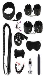 NXY Sex Adult Toy Adults Toys Kits Sm Product Bdsm Bondage Nylon Plush Handcuffs Whip Gag Metal Anal Plug Vibrator Shop for 04118090562