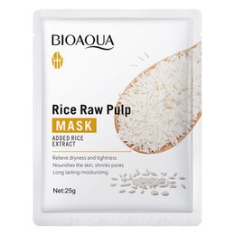 Rice Raw Original Facial Mask Skin Care Moisturising Sleeping Facial Skin Care Smooth Tender Oil Control Overnight Repair Leave-On Beauty Skincare