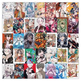 60pcs ins Japanese anime illustrations waterproof PVC sticker pack for luggage case refrigerator mobile phone desk bicycle car cup skateboard case.