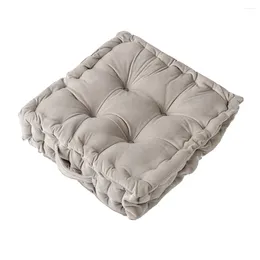Pillow Thicken Square Seat Pad Chair Sofa Home Floor Mat Anti-skid Stretch Solid Colour Office Bar Bedroom Seating