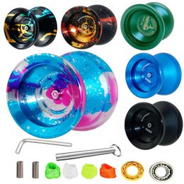 MAGICYOYO Y01Node N12 Series Metal Professional Yoyo 10 Ball bearing W Rope YOYO Toys Gift For Kids Children 240509