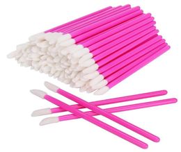 1000 PCS Disposable Lip Brushes Lip Gloss Applicators Lipstick Gloss Wands Applicator Perfect Makeup Tool Kits Rose Red7854430