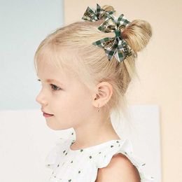 Hair Accessories 4/6/8pcs Christmas Hairclip New Year Party Hair Bows for Girl Kids Hair Christmas Decorations Hairpins Baby Hair Accessories