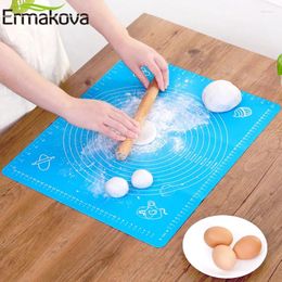 Baking Tools ERMAKOVA Non-Stick Silicone Mat Dough Rolling Heat Resistant Pad Pastry Board With Measurement