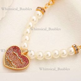 Louiseviution Fading Gold Plated Brand Designer Lvse Jewellery Flower Pendants Necklaces Luxury Stainless Steel Letters Beads Chain Louiseviution Jewellery 766