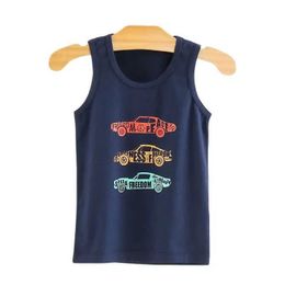 Vest Summer childrens clothing baby short sleeved T-shirt childrens top childrens cotton shirt 3 pieces/pieceL2405