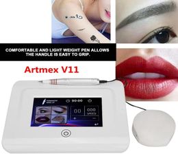 Professional Permanent Tattoo Makeup Machine Artmex V11 Eye Brow Lips Microblading Derma Pen Microneedle Cartridge Skin Care MTS P8983466