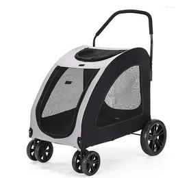 Dog Carrier Pet Stroller Large And Medium-sized For Dogs With Disabilities Cats To Go Out Lightweight Portable Foldable