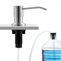 Kitchen Faucets Sink Soap Dispenser Set Built-in On Countertop With 40 Inch Extension Pipe Suitable For