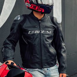 DAINE Racing suitDAINESE Dennis RACING 4 cycling suit leather jacket motorcycle four season motorcycle mens jacket racing suit