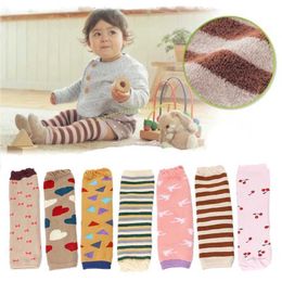 Kids Socks Baby leg warmer childrens knee protector cotton leg childrens knee pad winter newborn safety crawling socks knitted 2 pairs/batchL2405