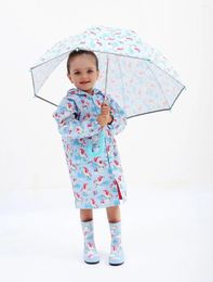 Jackets Girls School Waterproof Rain Hooded Coat Windproof Children Raincoats Baby Boys Poncho For 2-8 Years Old