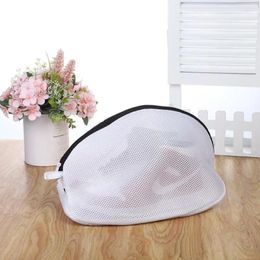 Laundry Bags Modern Simple Mesh Clothes Organizer With Zips Anti-deformation Shoe Washing Bag Airing Dry Tools Portable Polyester