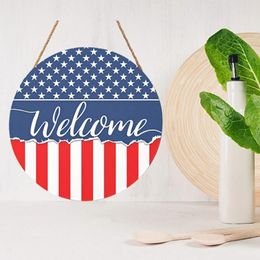 Party Decoration Independence Day Welcome Sign Home Decorations Front Door Farmhouses Entry