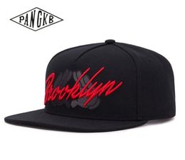 PANGKB Brand FLIGHT CAP BROOKLYN black hip hop snapback hat for men women adult outdoor casual sun baseball cap bone rose cap 21034978159