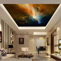 Wallpapers Wellyu Custom Wallpaper 3d Po Starry Murals Ceiling Living Room Decorative Painting Papel De Parede