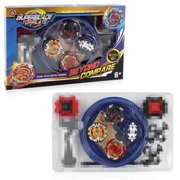 4D Beyblades Spinning Top Arena Set Metal Fusion Spinning Top With Launcher Spining YH1573