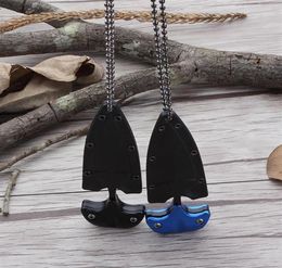 Mulunctional Mini Hanging Necklace Knife Protable Outdoor Camping Rescue Survival Tool Selling Pendant Necklaces241n3863460