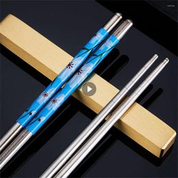 Chopsticks Pattern Light Weight Sleek Design Approximately 16g Gift Idea Stainless Steel Environmental Friendly Easy To Clean