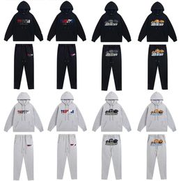 trapstar tracksuit designer tracksuit men mens tracksuit sweat pants pullover long sleeve sportwear track suits hoodie jacket hoodies streetwear sweatshirts S XL