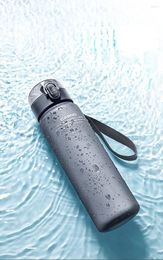 Water Bottles Matte Leak Proof Sports Bottle High-quality Hiking Portable Cup Plastic Creative With L