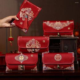 Gift Wrap Brocade Red Envelope Personality Money Pocket Year'S Blessing Bag Chinese Birthday Wedding Spring Festival Bags