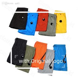 High Quality Designer Single Lens Pocket Short Casual Dyed Beach Shorts Swimming Shorts Outdoor Jogging Casual Quick Drying Cp Short 756