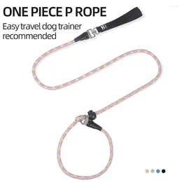 Dog Collars Pet Reflective P Chain Integrated Leash Medium And Large Nylon Breathable Supplies