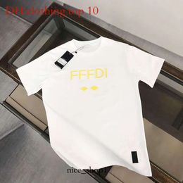 Fendishirt Designer Shirt Mens T Shirt Womens Clothes Exclusive Summer T Shirt Tees Polo Goth Short Sleeve Haikyuu Brand Designer Fen Shirt 6196