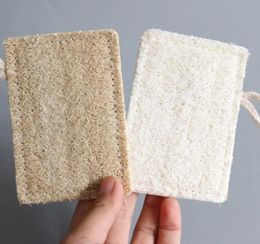 100 Natural biodegradable bath Exfoliating Loofah Sponge Pads Natural dish Luffa Sponge kitchen Vegen Loofah Sponge lxj1617282529