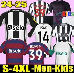 3XL 4XL 24 25 NUFC BRUNO G. soccer jerseys 2024 2025 WILSON ISAK Football Shirt Home Away Third men kids Kit TONALI JOELINTON TRIPPIER