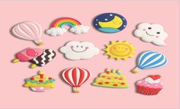 Fridge Cartoon Magnets PVC Colourful Magnet Sticker Plastic Refrigeator 3D Cute Stickers Fishes Cars Animals Cloud Home Furnishing 3723316